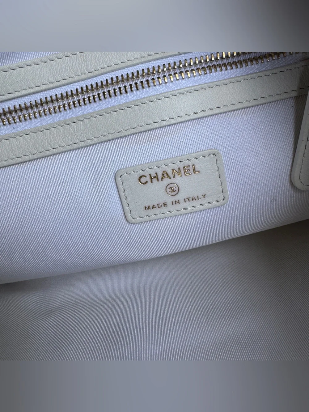 Chanel Croc Embossed Leather O-Case